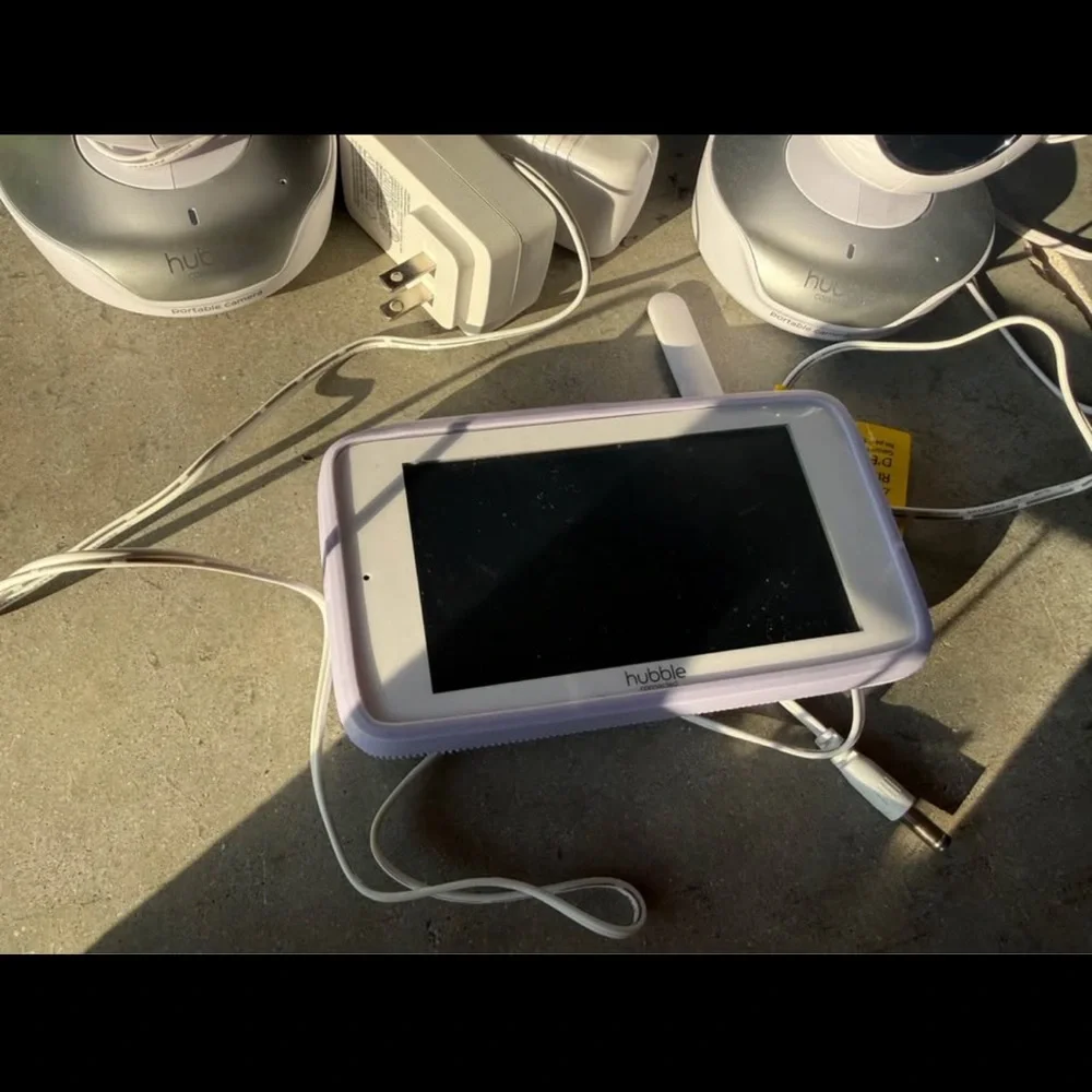 Advanced White Security Camera Duo